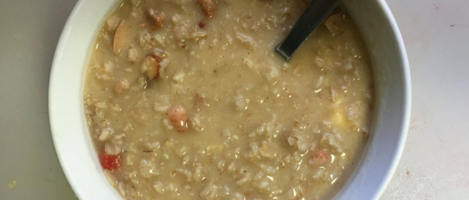 Goldilock's oatmeal